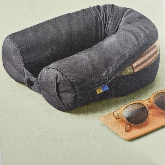 Open Story Stuffable Travel Neck Pillow Pink Packable Lightweight Airplane - Picture 7 of 7